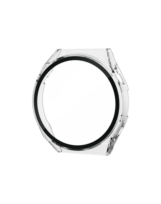 Newface Huawei Watch GT3 46mm Dota Camlı Kasa Ekran Koruyucu - Şeffaf