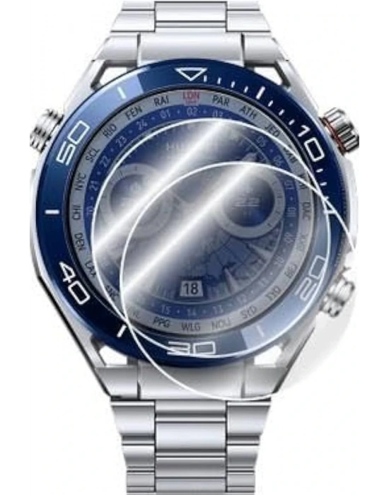 Newface Huawei Watch Ultimate Polymer Nano Ekran Koruyucu - Şeffaf