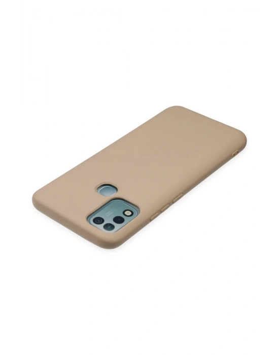 Newface İnfinix Hot 10 Play Kılıf Nano içi Kadife Silikon - Pudra