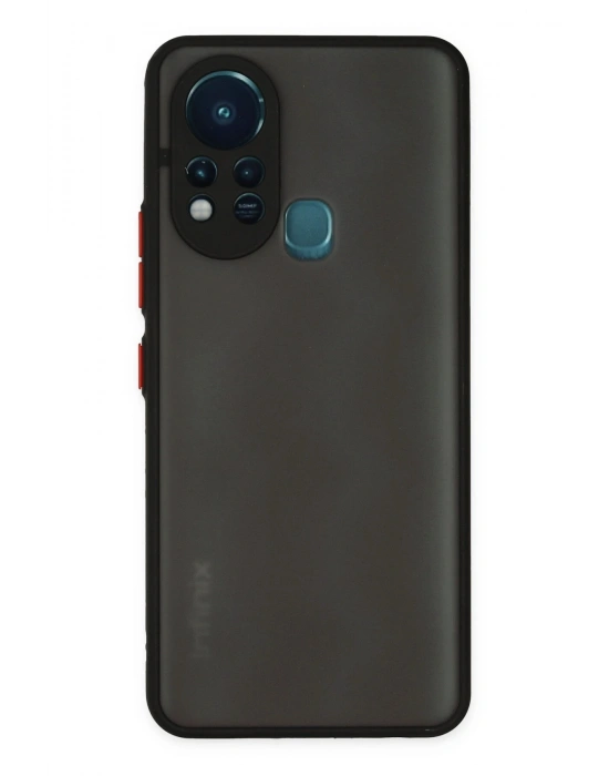 Newface İnfinix Hot 11s Kılıf Montreal Silikon Kapak - Siyah