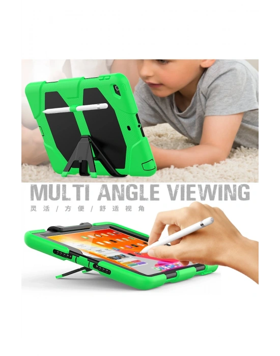 Newface iPad 10.2 (7.nesil) Kılıf Griffin Tablet Kapak - Yeşil