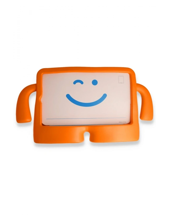 Newface iPad 10.2 (7.nesil) Kılıf Karakter Tablet Silikon - Turuncu