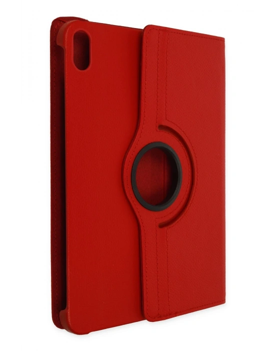 Newface iPad 2022 10.9 (10.nesil) Kılıf 360 Tablet Deri Kılıf - Kırmızı