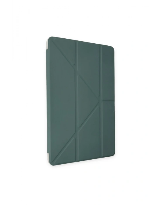 Newface iPad 2022 10.9 (10.nesil) Kılıf Kalemlikli Mars Tablet Kılıfı - Koyu Yeşil