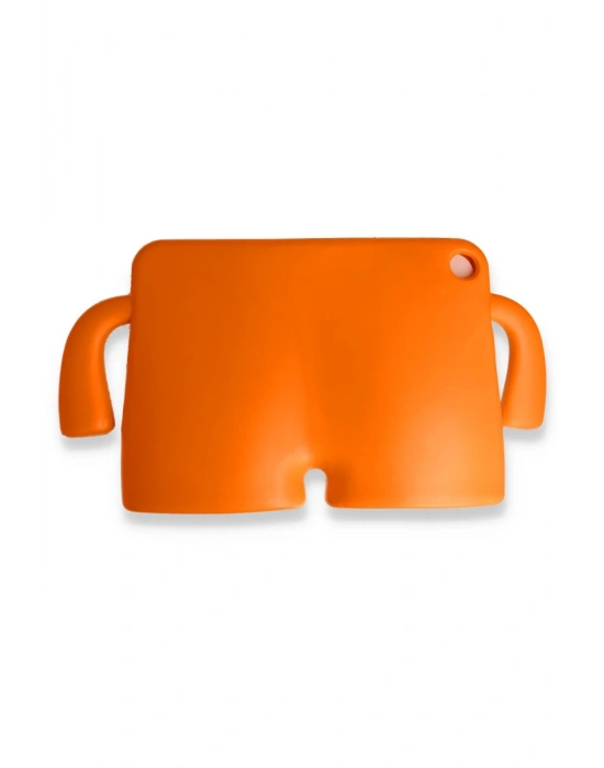 Newface iPad 2022 10.9 (10.nesil) Kılıf Karakter Tablet Silikon - Turuncu