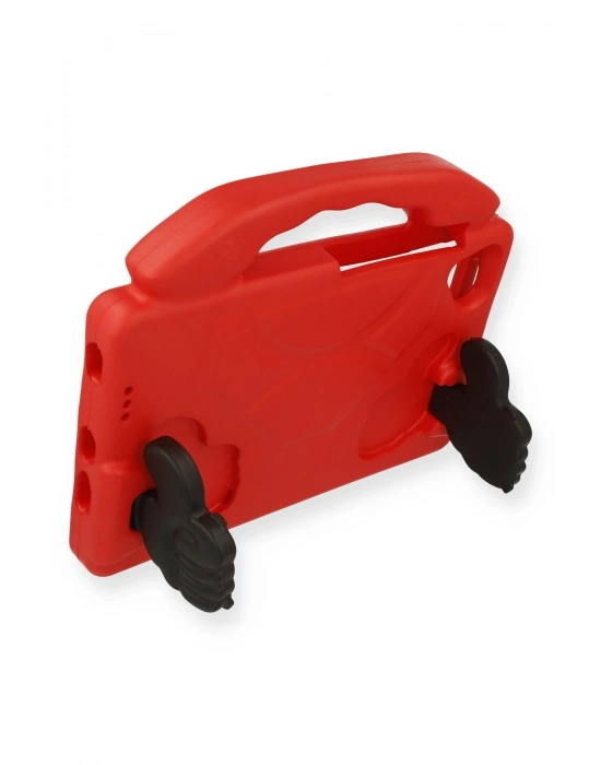 Newface iPad 2022 10.9 (10.nesil) Kılıf Like Stantlı Tablet Silikon - Kırmızı