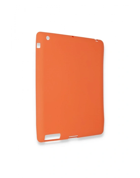 Newface iPad 4 9.7 Kılıf Evo Tablet Silikon - Turuncu