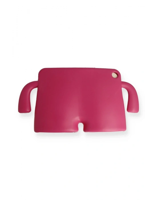 Newface iPad 4 9.7 Kılıf Karakter Tablet Silikon - Pembe