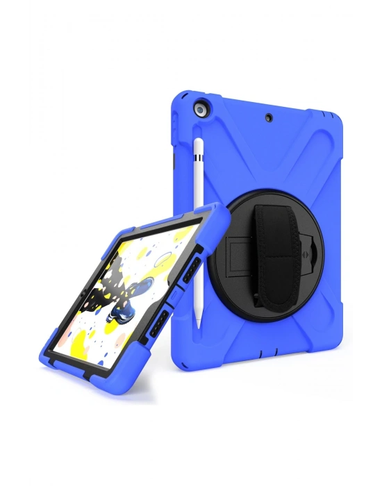 Newface iPad 5 Air 9.7 Kılıf Amazing Tablet Kapak - Mavi