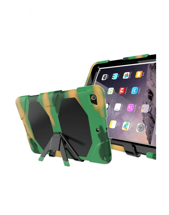 Newface iPad 5 Air 9.7 Kılıf Griffin Tablet Kapak - Kamuflaj