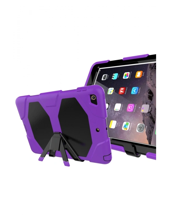 Newface iPad 5 Air 9.7 Kılıf Griffin Tablet Kapak - Mor