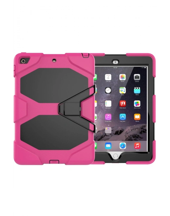 Newface iPad 5 Air 9.7 Kılıf Griffin Tablet Kapak - Pembe