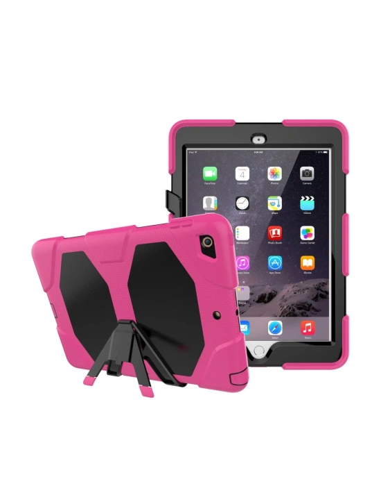 Newface iPad 5 Air 9.7 Kılıf Griffin Tablet Kapak - Pembe