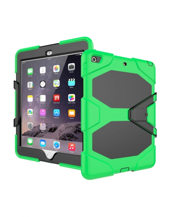 Newface iPad 5 Air 9.7 Kılıf Griffin Tablet Kapak - Yeşil