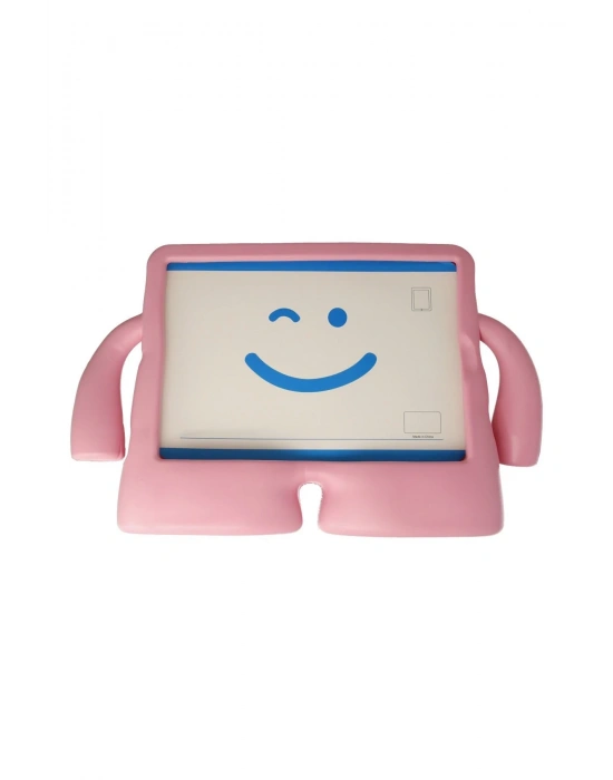 Newface iPad 5 Air 9.7 Kılıf Karakter Tablet Silikon - Açık Pembe