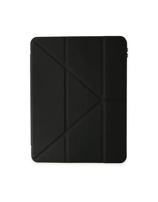 Newface iPad 9.7 (2018) Kılıf Kalemlikli Mars Tablet Kılıfı - Siyah