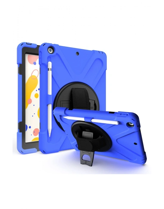 Newface iPad Air 3 10.5 Kılıf Amazing Tablet Kapak - Mavi