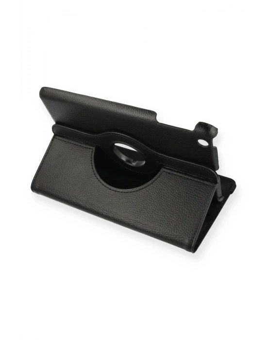 Newface iPad Mini 1 Kılıf 360 Tablet Deri Kılıf - Siyah