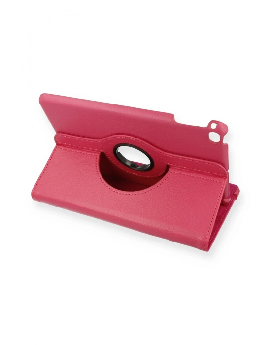 Newface iPad Mini 4 Kılıf 360 Tablet Deri Kılıf - Pembe