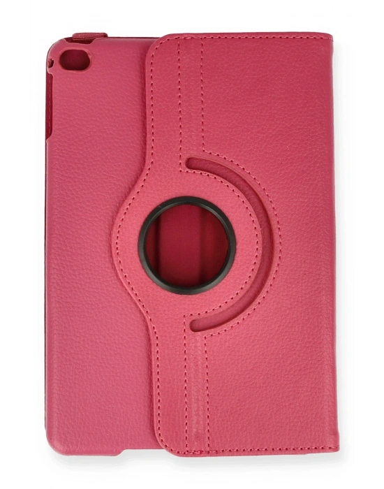 Newface iPad Mini 4 Kılıf 360 Tablet Deri Kılıf - Pembe
