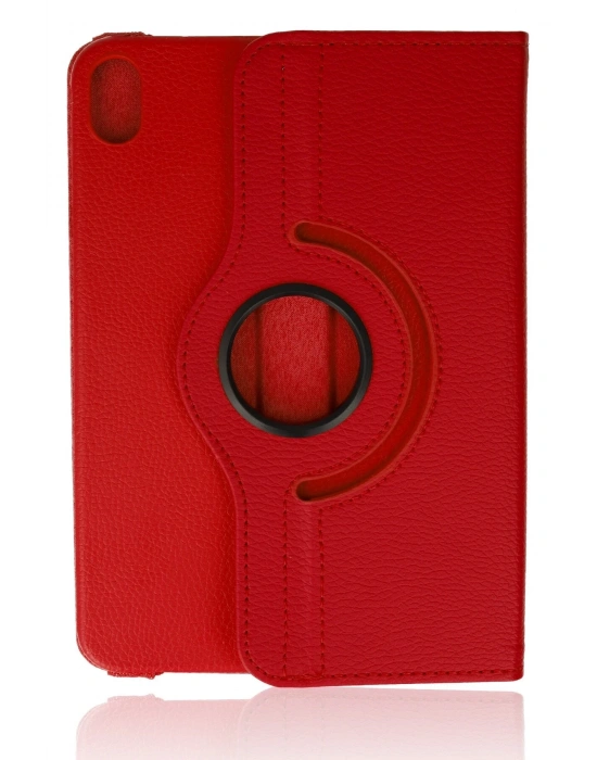 Newface iPad Mini 6 Kılıf 360 Tablet Deri Kılıf - Kırmızı