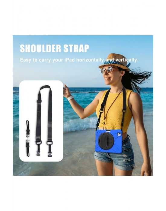 Newface iPad Pro 11 (2020) Kılıf Amazing Tablet Kapak - Mavi