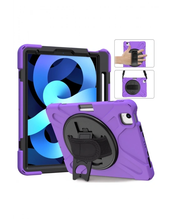 Newface iPad Pro 11 (2020) Kılıf Amazing Tablet Kapak - Mor