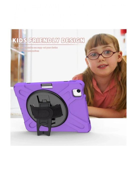 Newface iPad Pro 11 (2020) Kılıf Amazing Tablet Kapak - Mor