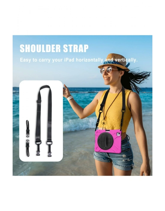 Newface iPad Pro 11 (2020) Kılıf Amazing Tablet Kapak - Pembe