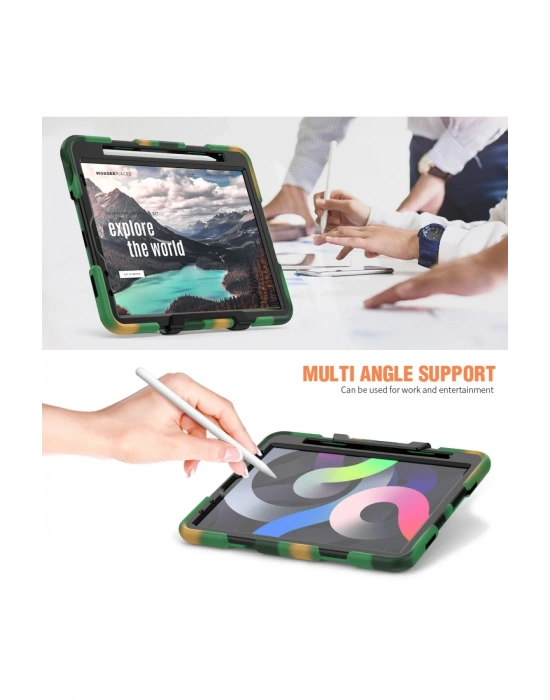 Newface iPad Pro 11 (2020) Kılıf Griffin Tablet Kapak - Kamuflaj