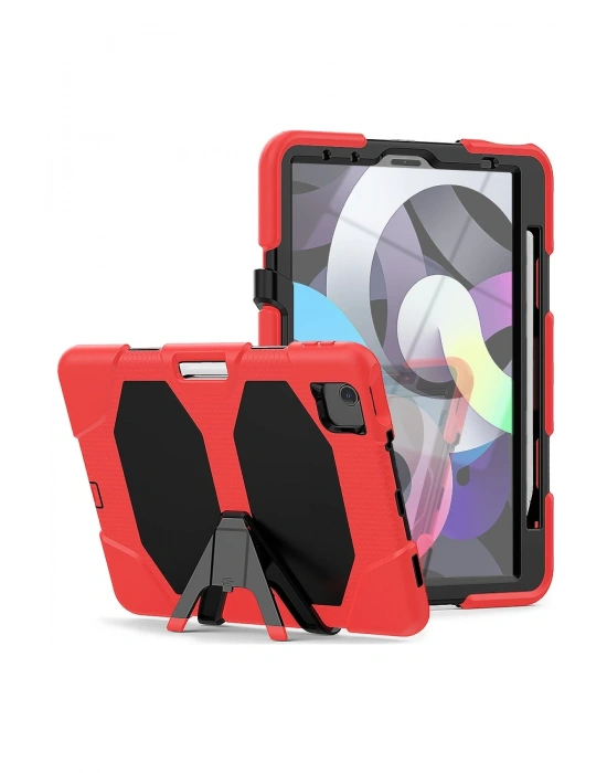 Newface iPad Pro 11 (2020) Kılıf Griffin Tablet Kapak - Kırmızı