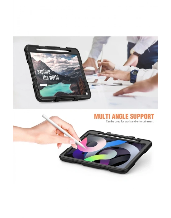 Newface iPad Pro 11 (2020) Kılıf Griffin Tablet Kapak - Siyah