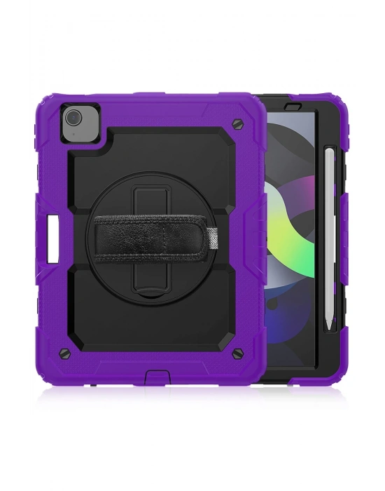 Newface iPad Pro 11 (2020) Kılıf Pars Tablet Kapak - Mor