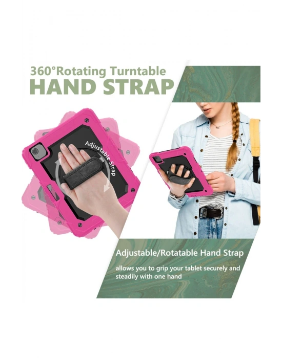 Newface iPad Pro 11 (2020) Kılıf Pars Tablet Kapak - Pembe