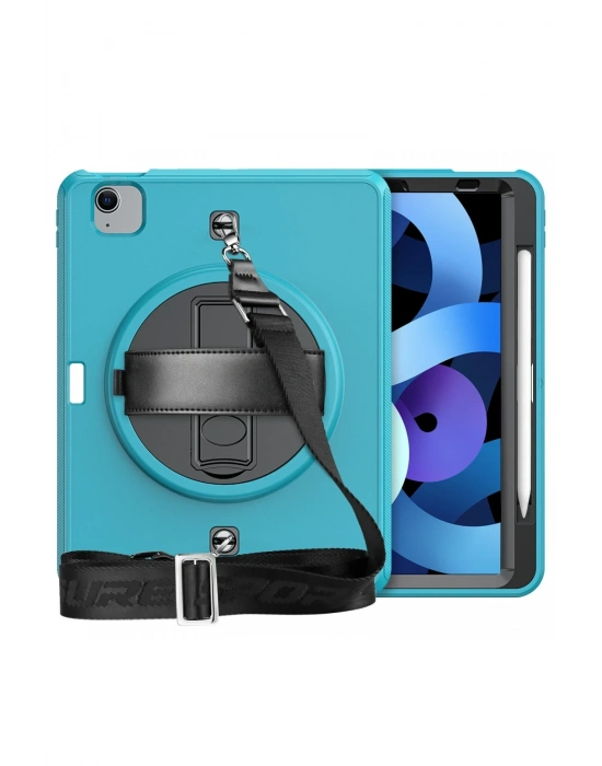 Newface iPad Pro 11 (2020) Kılıf Strap-C Otterbox Tablet Kapak - Mavi