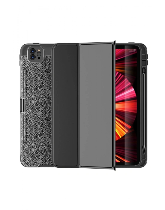 Newface iPad Pro 11 (2020) Kılıf Tablet Focus Silikon - Siyah