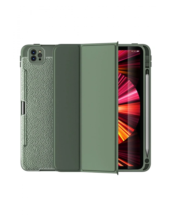 Newface iPad Pro 11 (2020) Kılıf Tablet Focus Silikon - Yeşil