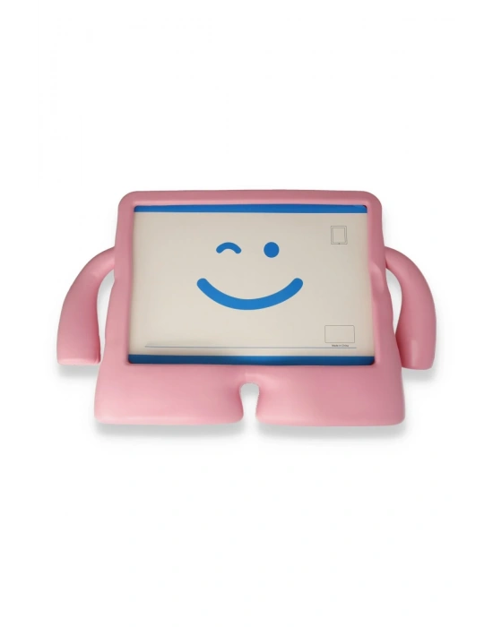 Newface iPad Pro 11 (2021) Kılıf Karakter Tablet Silikon - Açık Pembe