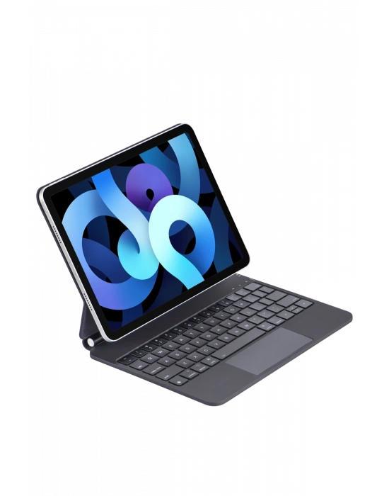 Newface iPad Pro 11 (2024) Kılıf X7P Magic Manyetik Klavyeli Tablet Kılıfı - Siyah