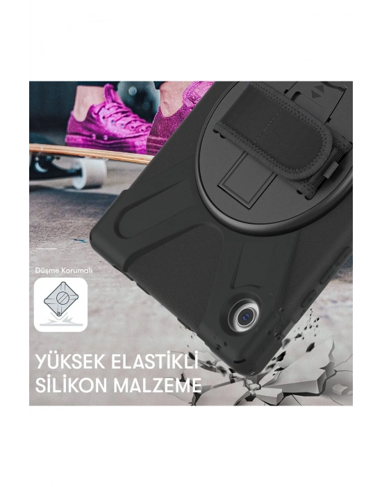 Newface iPad Pro 12.9 (2020) Kılıf Amazing Tablet Kapak - Mavi