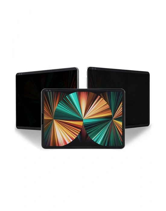 Newface iPad Pro 12.9 (2021) Tablet Hayalet Full Glue Ekran Koruyucu