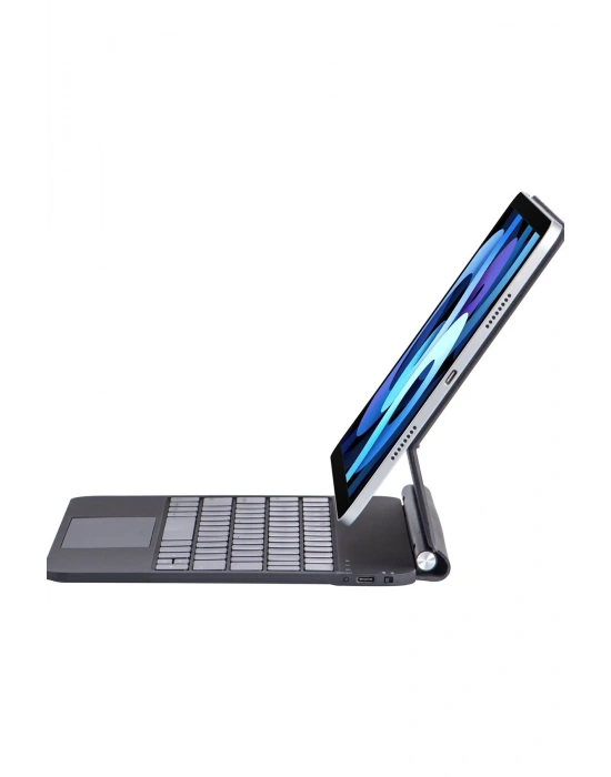 Newface iPad Pro 13 (2024) Kılıf X9P Magic Manyetik Klavyeli Tablet Kılıfı - Siyah