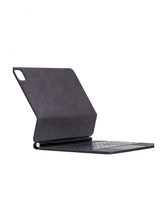 Newface iPad Pro 13 (2024) Kılıf X9P Magic Manyetik Klavyeli Tablet Kılıfı - Siyah
