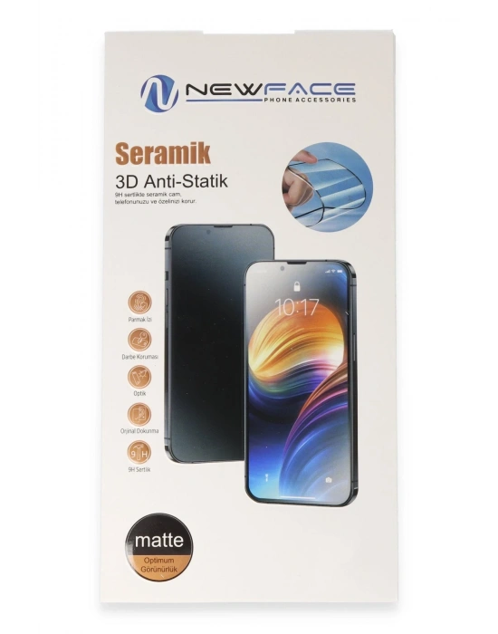Newface iPhone 11 3D Antistatik Mat Seramik Nano Ekran Koruyucu