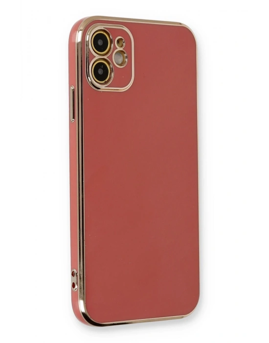 Newface iPhone 11 Kılıf Volet Silikon - Kırmızı