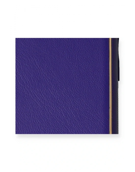 Newface iPhone 11 Pro Kılıf Coco Deri Silikon Kapak - Mor