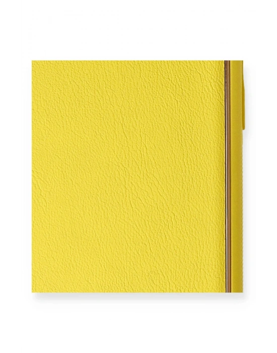 Newface iPhone 11 Pro Kılıf Coco Deri Silikon Kapak - Sarı