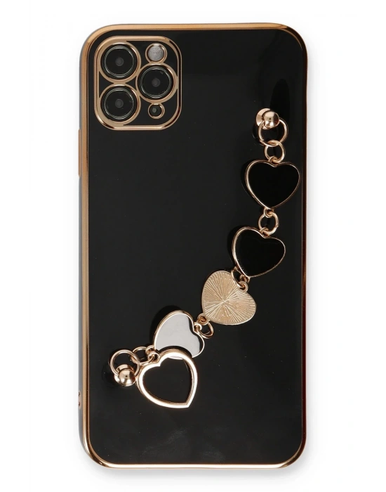 Newface iPhone 11 Pro Kılıf Esila Silikon - Siyah