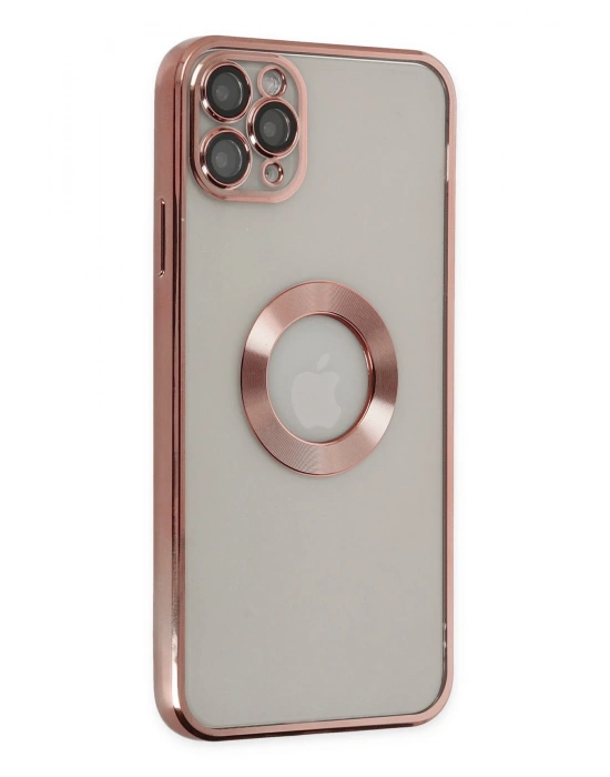 Newface iPhone 11 Pro Kılıf Slot Silikon - Rose Gold