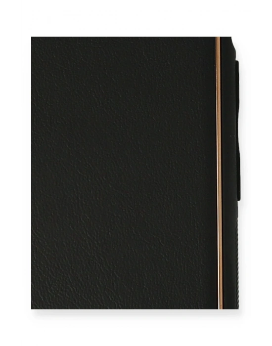 Newface iPhone 11 Pro Max Kılıf Coco Deri Silikon Kapak - Siyah